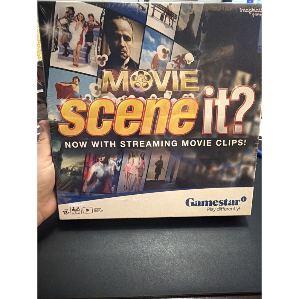 Movie Scene it? Board Game w/Streaming Movie Clips-Sealed